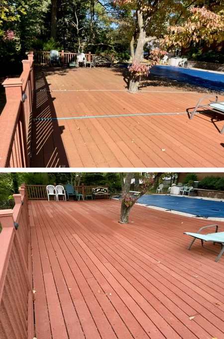 Deck washing