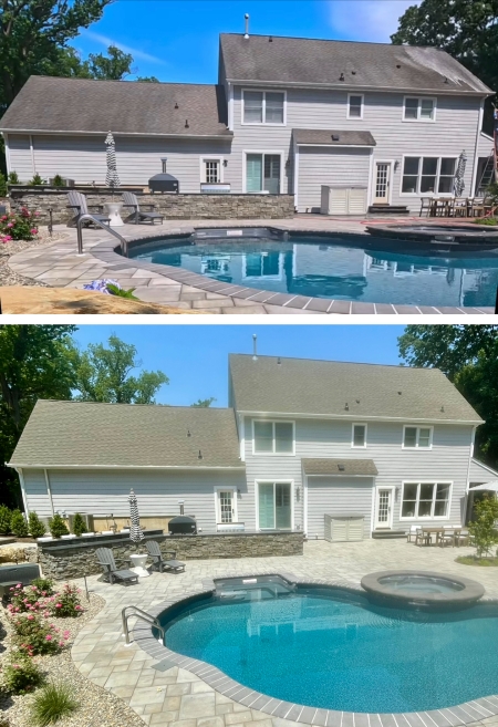 Roof washing in Colts Neck, NJ